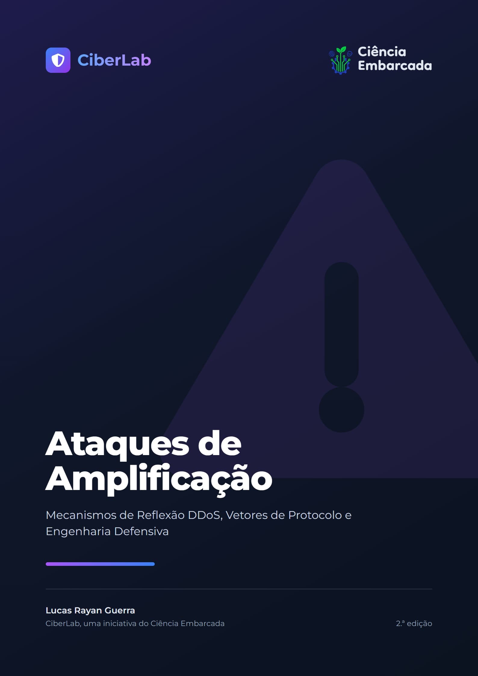 Capa da cartilha Ataques de Amplificação