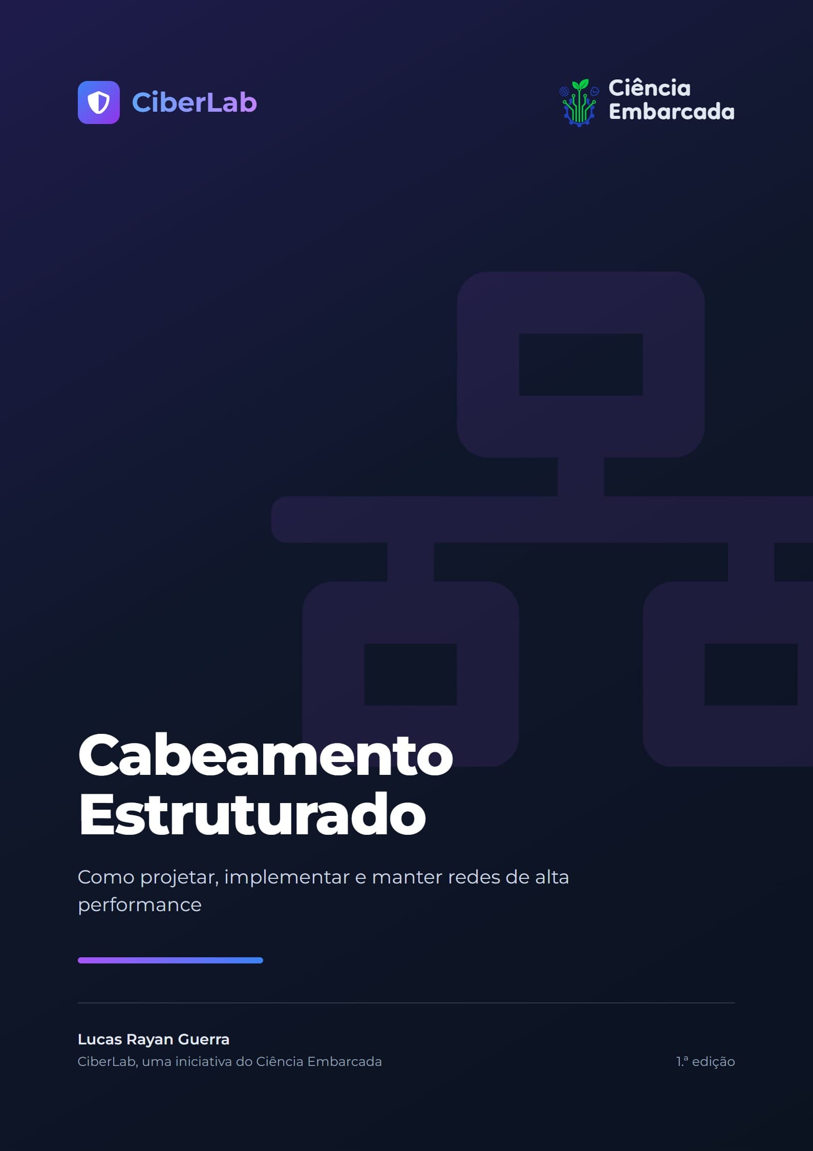 Capa da cartilha Cabeamento Estruturado